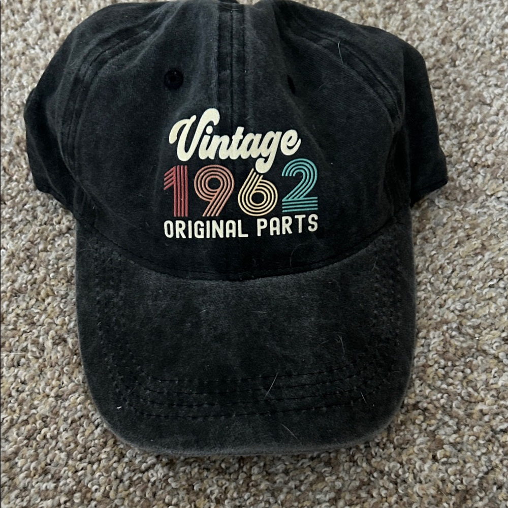 Vintage 1962 Original Parts Black Cap “nwot”